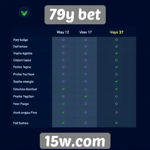 Comparativo entre 79y bet e concorrentes
